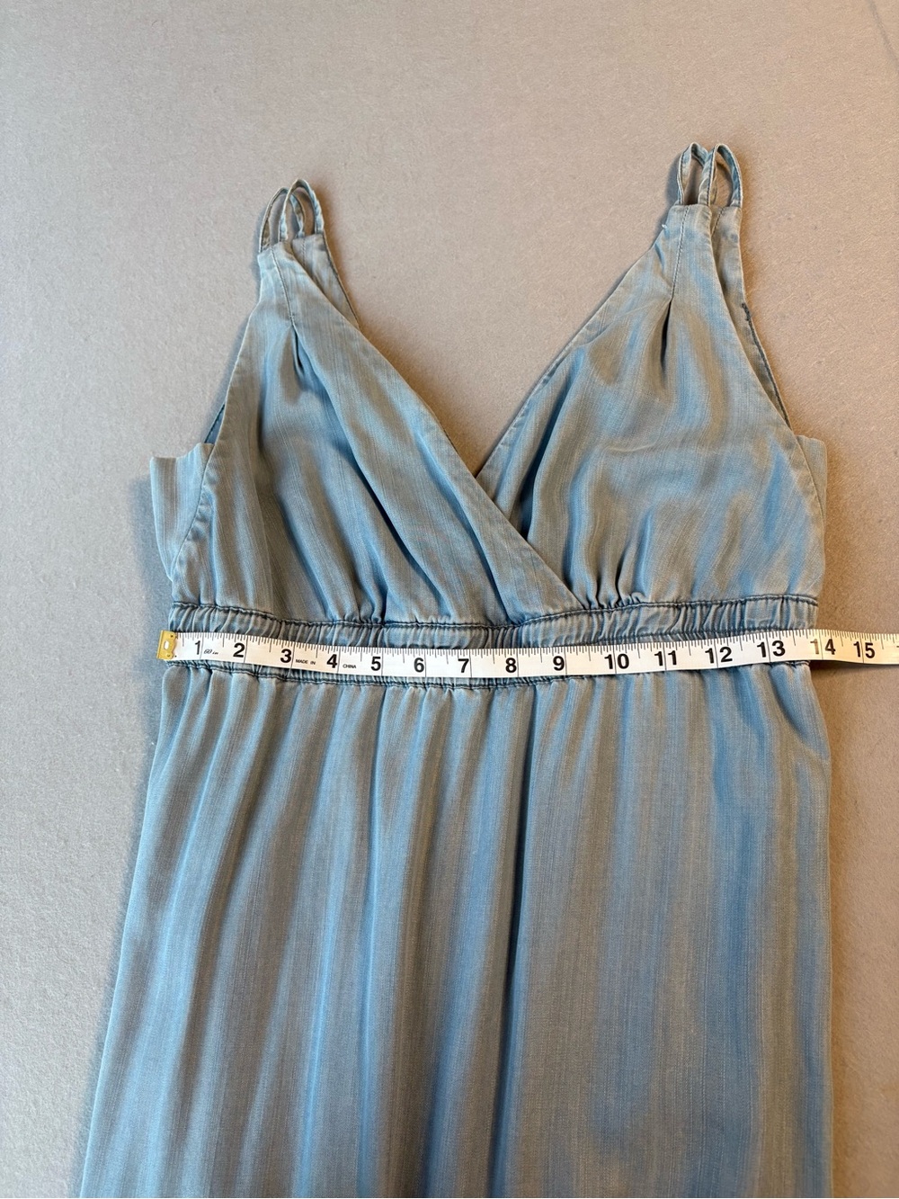 Anthropologie Holding Horses Malpais Chambray Maxi Dress size 4 Lyocell - Picture 9 of 10
